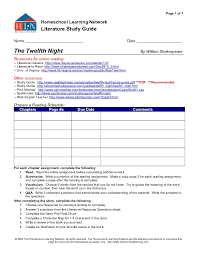 Created by harvard students for students everywhere, sparknotes is a new breed of study guide: Literature Study Guide Shakespeare S The Twelfth Night Graphic Organizer For 9th 11th Grade Lesson Planet