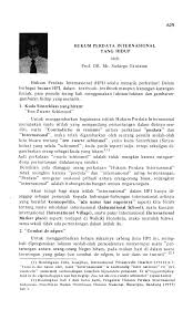 Pdf Hukum Perdata Internasional Yang Hidup