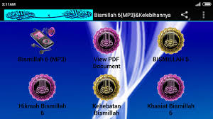 Menghalang jin dan syaitan 2 kelebihan bismillah 5 terjemahan: Bismillah 6 Mp3 Keampuhannya Latest Version For Android Download Apk