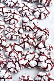 Red Velvet Crinkle Cookies Tutti Dolci Recipe Crinkle Cookies Red Velvet Crinkle Cookies Red Velvet Crinkles