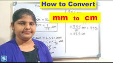 How to convert millimeter to centimeter | Conversion of millimeter ...