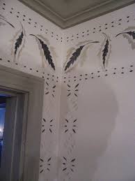 Theprimitivestitcher Like The Color Combo Have The Stencil Stencils Wall Colonial Decor Primitive Decorating