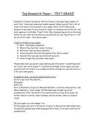A double spaced essay is an essay written with double line spacing. Ballet Research Paper
