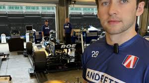 Irish driver sporting a Fighting Irish helmet in INDY NXT races