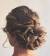 Bun With Curly Hair Down
