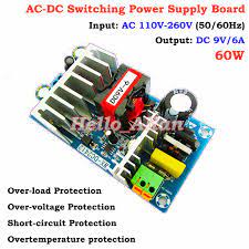 Ac to dc converter circuit diagram. Ac Dc 110v 220v 230v To 9v 6a Converter Switching Power Supply Leistungsregler Ebay