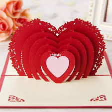 Send love ecards to your friends. Handmade Pop Up Greeting Cards Thank You Cards Birthday Card Decorations Creative Stereoscopic 3d Love Valentine Greeting Card From Rhdsykc 27 18 Dhgate Com