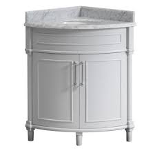 The coda is a corner vanity and perfect as a space saver. Corner Bathroom Vanities Bath The Home Depot