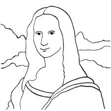 Mona lisa line drawing at getdrawings com. Mona Lisa By Leonardo Da Vince Coloring Page Free Printable Coloring Pages Artofit