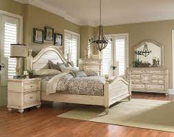 Standard Furniture Chateau Poster Bedroom Set In In Bisque Paint Antique White Bedroom Furniture Bedroom Sets Furniture Queen Master Bedroom Furniture