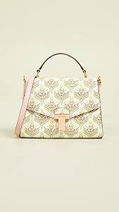 This meridian distressed rectangles gray/black area rug features a geometric rectangle pattern this meridian rug has a soft blue abstract pattern. Tory Burch Juliette Top Handle Satchel In Pink Meridian Modesens