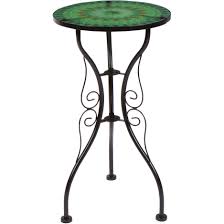 Accent your living room with unique side and end tables for your sofa, lounge chairs, and more. Trademark Innovations 22 Leaf Design Glass Metal Side Table Patio Lawn Garden Patio Furniture Accessories
