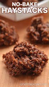 No Bake Chocolate Haystacks Cookies Video Recipe Video Baking Recipes Cookies Easy No Bake Cookies Chocolate Oatmeal Cookies