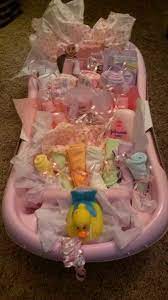 Pin By Shalon Marangi On Look What I Did Baby Shower Baskets Baby Bath Gift Baby Shower Gifts