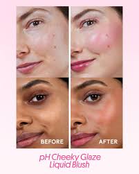 Before ➡️ After: the Pretty in (pH) Pink effect 💗✨ A custom rosy flush  powered by your pH, a cloud‑soft finish, and a seamless gradient with zero  edges. Shop today @amazon &