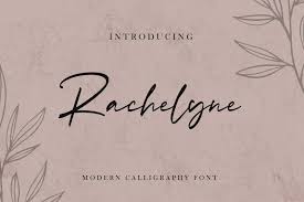 Calligraphy fonts are more artistic than the average font, often using a script style to emulate the look of handwriting. Rachelyne Modern Calligraphy Font All Free Fonts