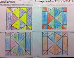 Trig Ratio Scavenger Hunt Free Download Activity For Geometry Students Mrseteachesm Math Graphic Organizers Teaching Math Geometry Interactive Notebook