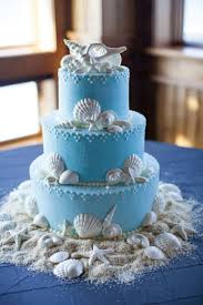 A Coastal Cake Perfect For A Wedding On The Beautiful Outer Banks Obx Beach Wedding Cake Beach Theme Wedding Cakes Summer Wedding Cakes