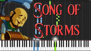Song Of Storms The Legend Of Zelda Ocarina Of Time Piano Tutorial Learn Piano Songs Piano Tutorial Songs