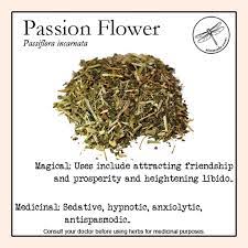 Passion Flower 1oz Organic Magic Herbs Herbalism Herbs