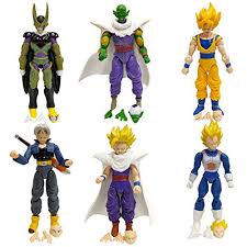 Shope for official dragon ball z toys, cards & action figures at toywiz.com's online store. Dragon Ball Z 6x5 Action Figures Piccolo Cell Trunks Super Saiyan Goku Gohan Vegeta Action Figures Pricepulse