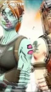تصميمي لبنت الزومبي و بنت الطياره فورت نايت Amino