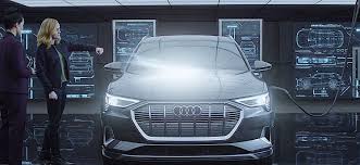 Watch Captain Marvel Zap The Audi E Tron Without Cracking A Smile Autoevolution