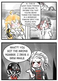 Rwby Comic 2 4 Prank Call Art By Ag Nonsuch On Twitter Rwby Rwbycomic Salem Rwby Characters Rwby Comic Rwby Funny
