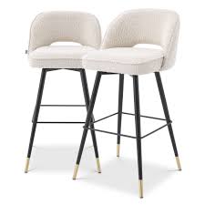 Available in a variety of heights, our stools will add timeless style to your space. Cliff Boucle Cream Bar Stool Set Of 2 Shop Now