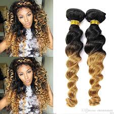 I used regular track glue not hot glue gun methodwww.youtube.com/stylehaulwww.thikandkurly.comfollow me on all. 2021 Loose Wave Brazilian Hair 3bundles Wet And Wavy Brazilian Virgin Hair Curly Weave 2 Tone Ombre Human Hair Extensions Bundles Black To Blonde From Christinahair 130 7 Dhgate Com