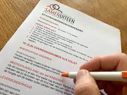 Echtscheidingsconvenant In Jip En Janneke Taal Samen Uiteen