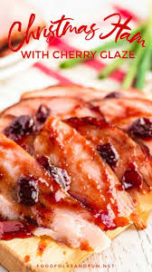 Easy Christmas Ham In 2020 Christmas Ham Recipes Christmas Ham Cherry Glaze Recipe