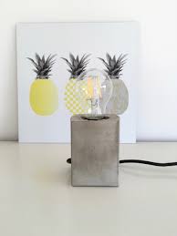 Lampe Mit Sockel Aus Beton Selber Machen Hello Mime Studio
