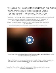 √viral▷☀️ Sophie Rain Spiderman Xxx XXXX sex XnXX Porn sexy bf Videos  original Oficial on Instagram - | xHamster, X