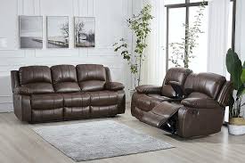 Find a great collection of 3 piece living room sets at costco. Amazon Com Betsy Furniture 2pc Bonded Leather Recliner Set Living Room Set Sofa Loveseat 8018 Brown Living Room Set 3 2 Furniture Decor