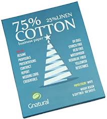 amazon.com : 75% cotton 25% linen paper