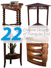 Royal massage kila deluxe oversized triangular massage table bolster. 22 Creative Designs Of Triangular End Tables Home Design Lover