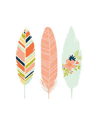 Pink Feather Print Printable Art Feather Art Print Etsy Plumas Pintadas Ilustraciones Florales Laminas Para Cuadros