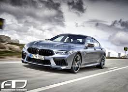 The m8 gran coupe competition comes standard with black full merino leather with beige microfiber. Bmw M8 Gran Coupe Gets Another Render
