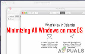 Sep 02, 2020 · to minimize all the windows and get straightaway to the desktop, press the command and option keys and then click anywhere on the desktop. How To Minimize All Applications In A Macos Appuals Com