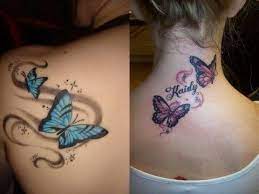 Latest Butterfly Tattoos For Girls Butterfly Tattoo Designs Butterfly Tattoo Neck Tattoo
