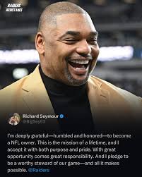 Former Raiders DE Richard Seymour wrote a message
