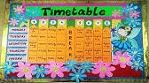 How To Make Time Table For School Students With Chart And