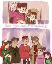 SEE YOU NEXT SUMMER!!! | Gravity falls, Gravity falls comics, Gravity falls  art