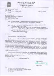 The telangana government had earlier announced the lockdown till may 29 and chief minister k. Kakatiya University Warangal 506009 Telangana India