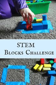Stem Blocks Challenge Preschool Stem Stem Activities Preschool Stem Activities Kindergarten