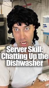 The dishwasher stands between you and everything you need. Treat them  accordingly. #serverlife #restaurantlife #dishwasher #bistrohuddy