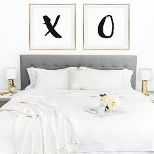 The Perfect Way To Decorate Above Your Bed X And O Prints Now Available In The Shop Etsy Luminous Pr Bedroom Artwork Bedroom Decor Master Bedrooms Decor