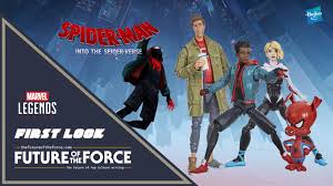 Since peni doesn't have spider powers that allow her to stick to a surface, she has to squeeze between gwen and miles when the group is hiding from miles' roommate on the ceiling. First Look Miles Morales Spider Man Into The Spider Verse Marvel Legends Figures Revealed Future Of The Force