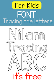 Font For Kids Tracing Kid Fonts Abc Tracing School Fonts